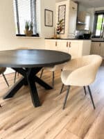 Eettafel Rond zwart