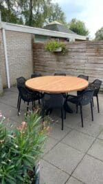 Tuinset 6 personen Rond Douglas