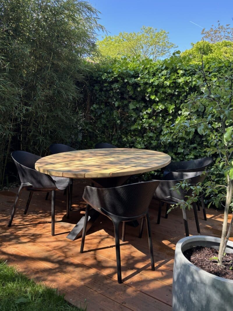 Tuinset Iroko | Rond | Stel zelf samen