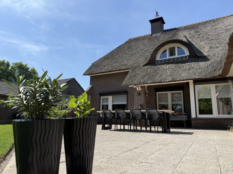 Tuintafel Douglas 300x105cm U poot 8 personen Tuinstoel Senna3