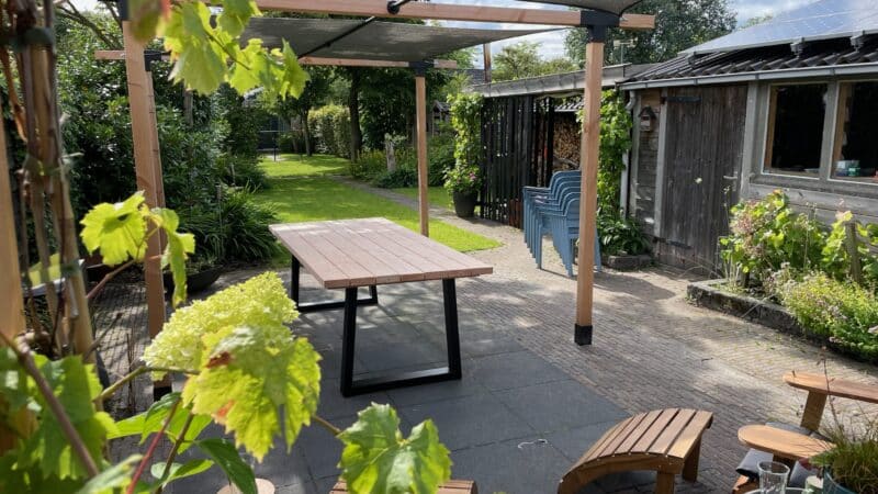 Tuintafel Douglas 240cm Trapezium (2)