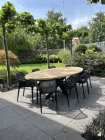 Tuinset 8 personen | 300cm | Ovaal | Iroko
