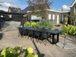 Tuintafel Zwart douglas 10 personen