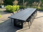 Tuintafel Zwart douglas 10 personen