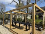 Pergola indeling Tuintafel