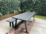 tuintafel met bank hardhout