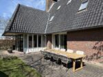 Tuintafel Trapezium hout hardhout