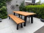 Tuintafel met A zonder ligger poten