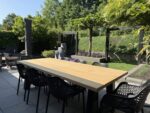 Tuinset 6 personen A poten Hardhout