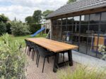 Tuintafel iroko A poten