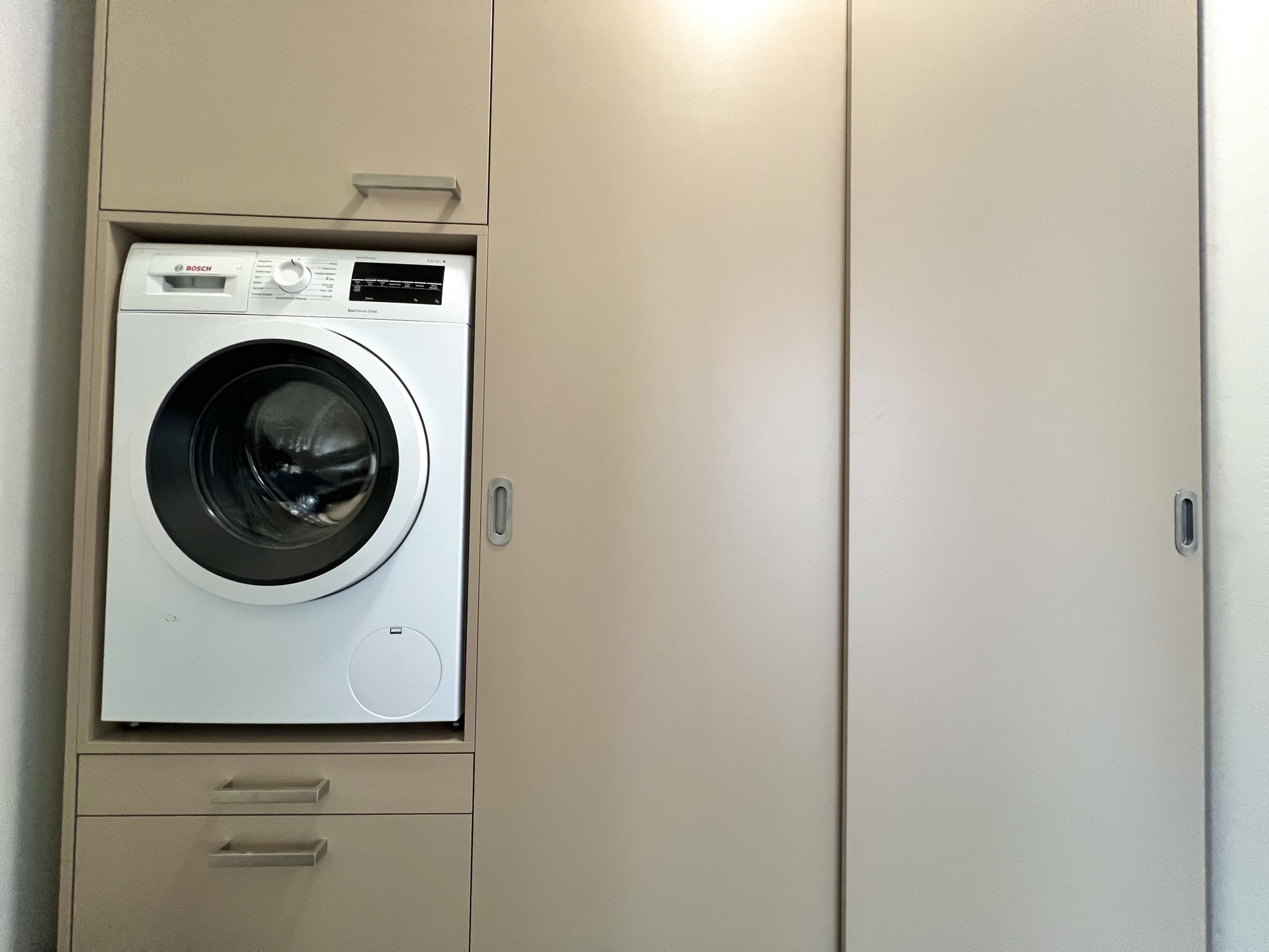 maatwerk wasmachine kast
