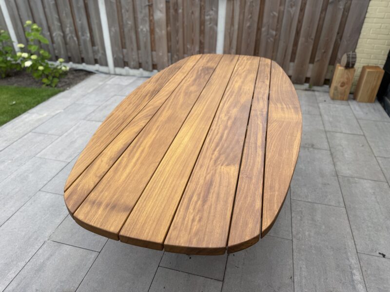 Tuintafel Deens ovaal