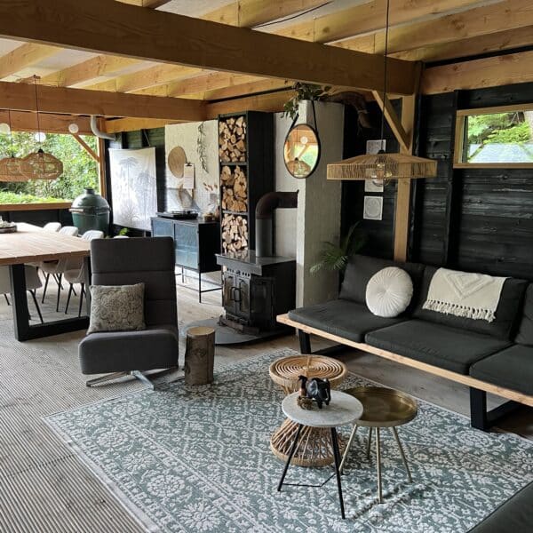 Loungeset en Tuintafel Douglas U poot