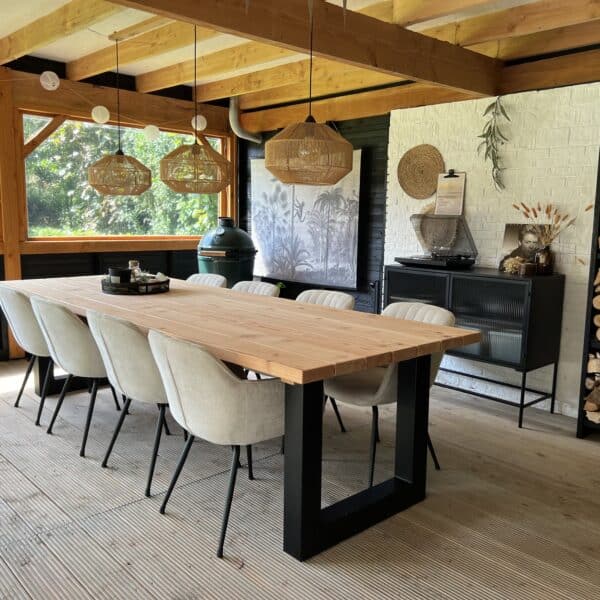 Tuintafel Douglas U poot