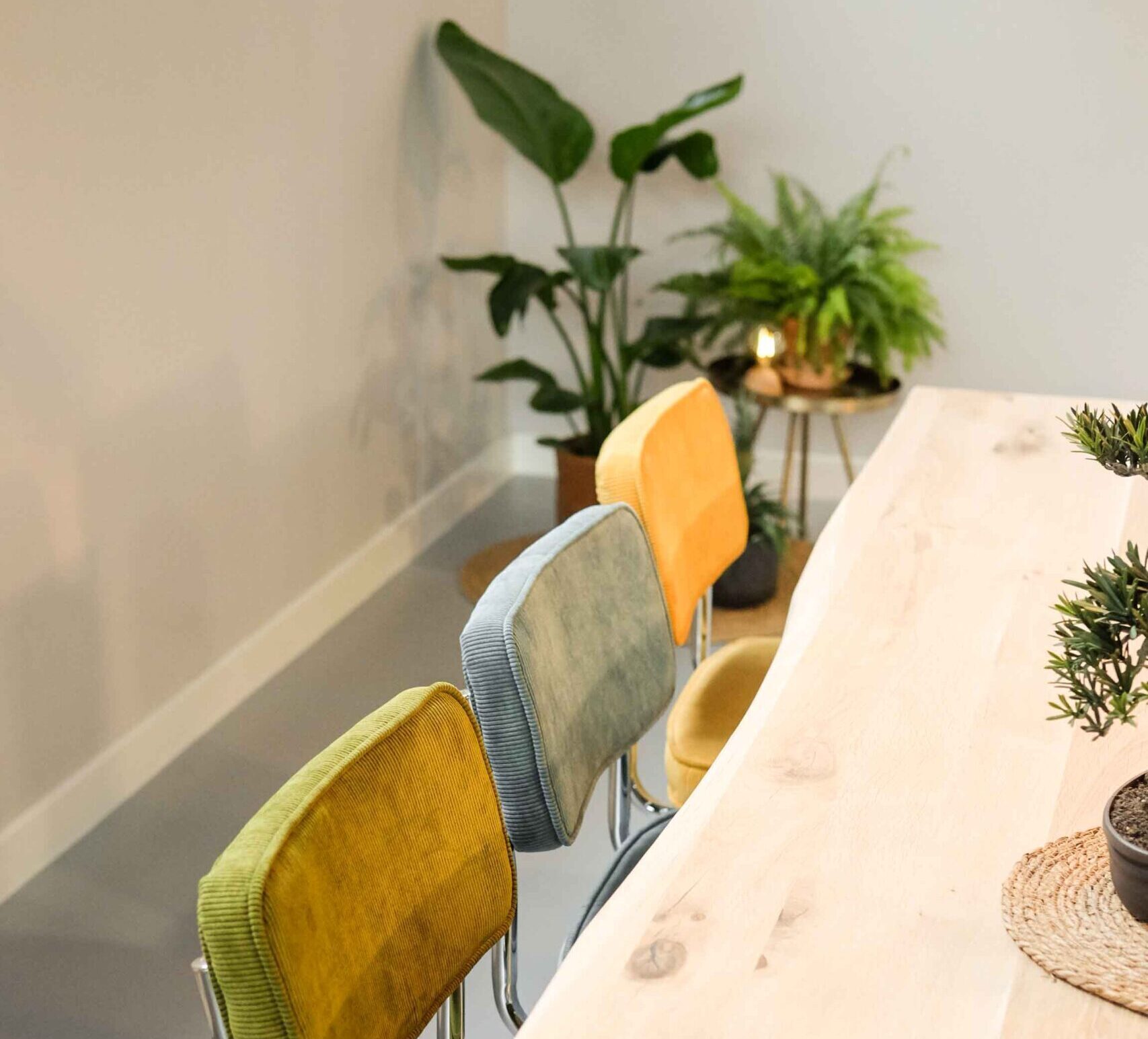 Lengte rechthoekige tafel