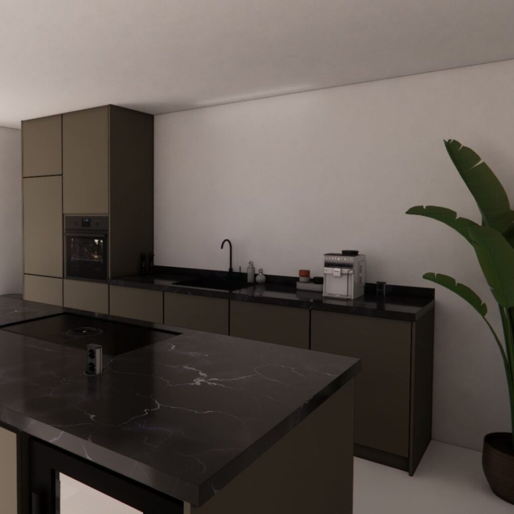 Maatwerk Keuken met bar Assen