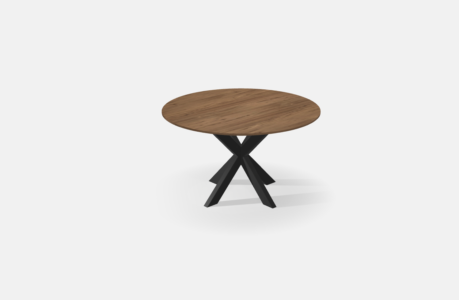Eettafel Noten Rond