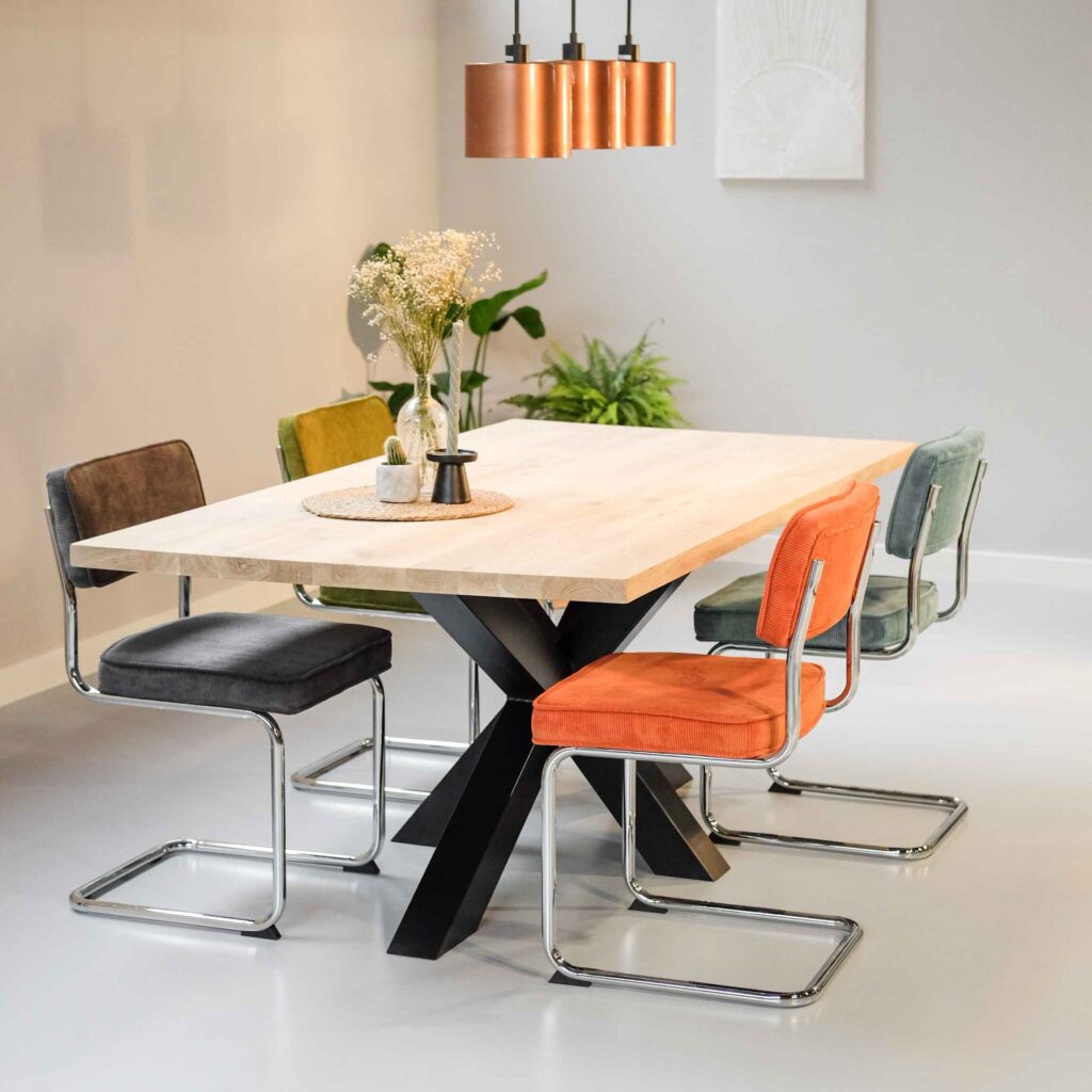 Eettafel Eiken | Rechthoekig | Stel zelf samen