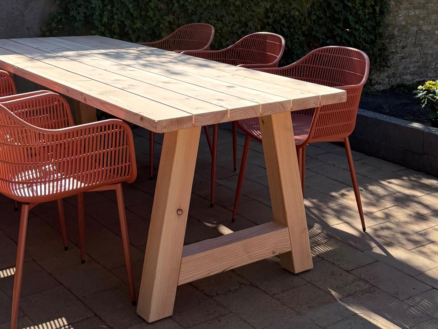 Houten douglas onderstel