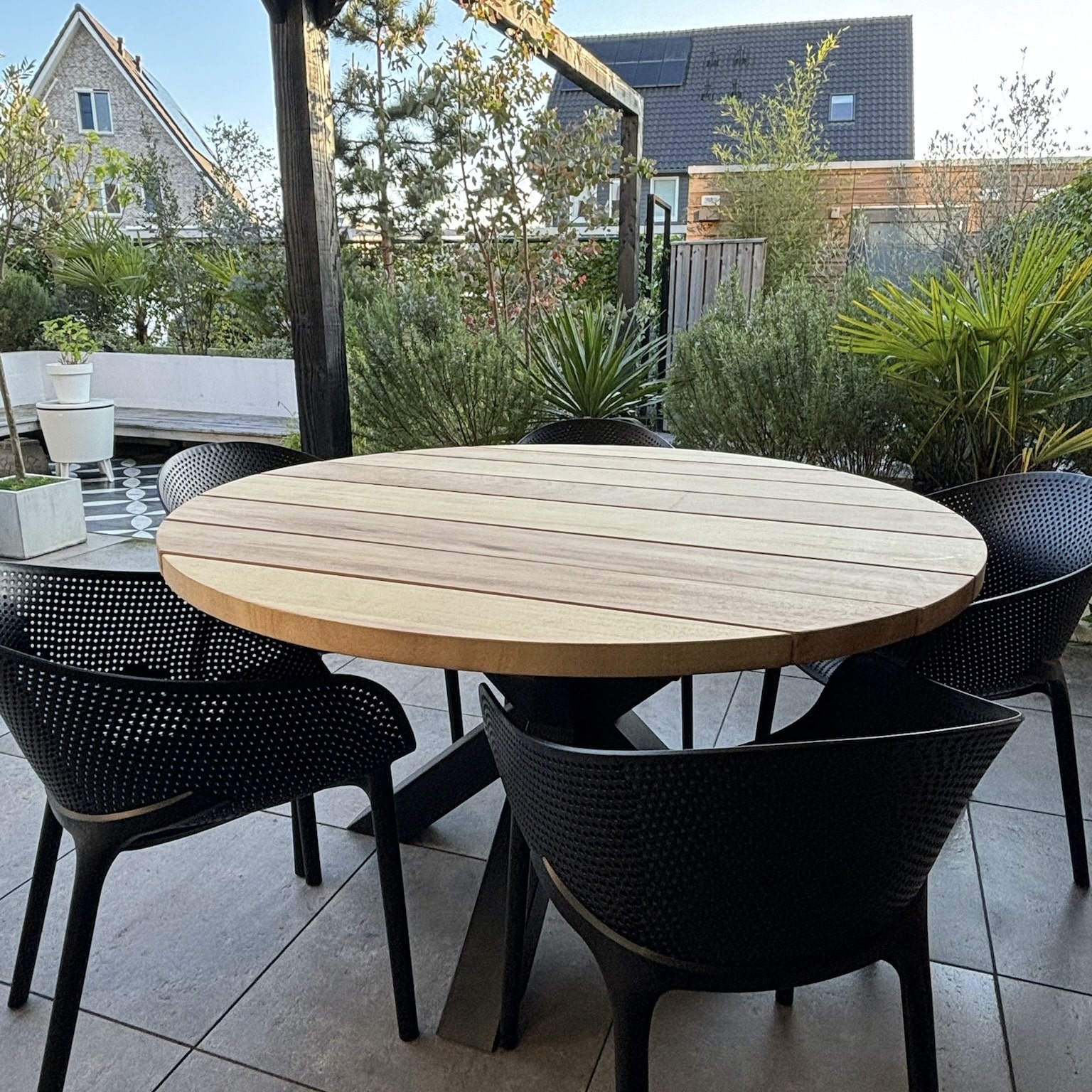 Ronde tuinset voor 4 6 8 personen