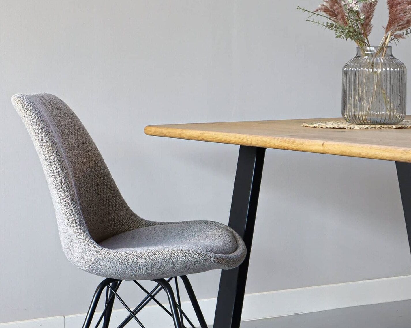 Stalen onderstel ronde hoeken