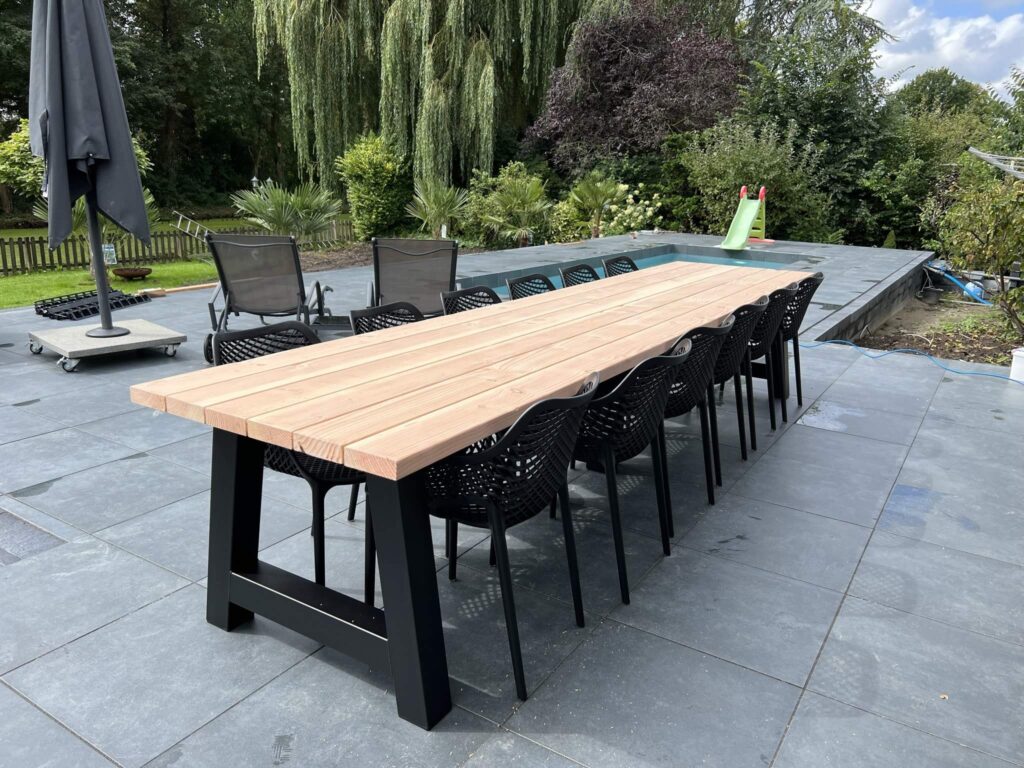 Tuinset 10 personen | 400cm | Rechthoekig | Douglas1
