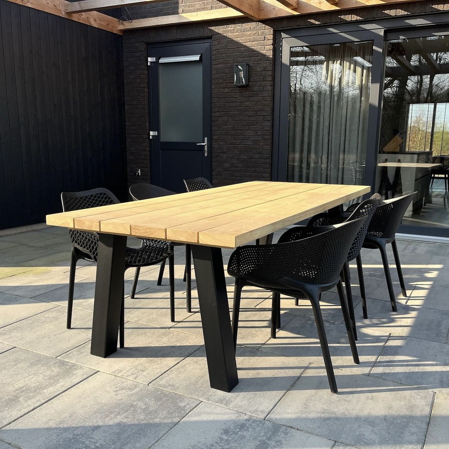 tuintafel iroko 6 personen