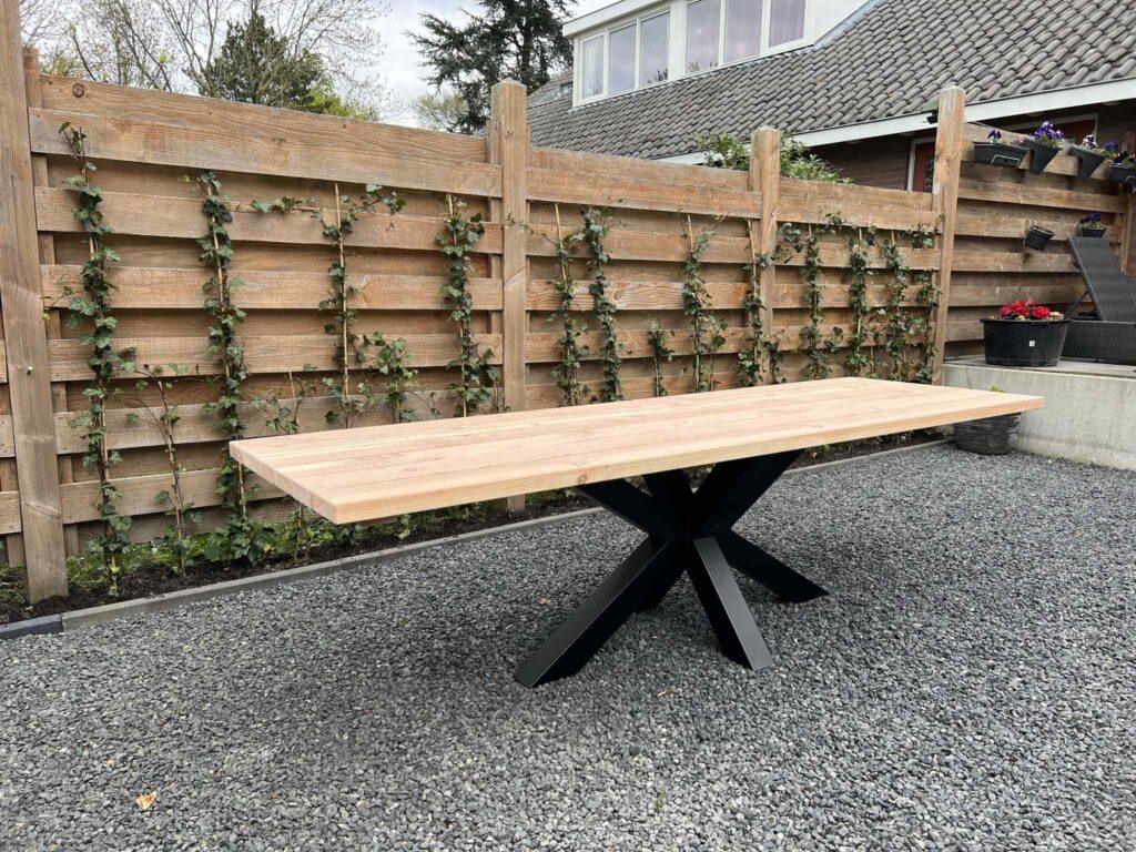 Tuintafel + Matrix Poot Buitentafel 4 tot 12 personen