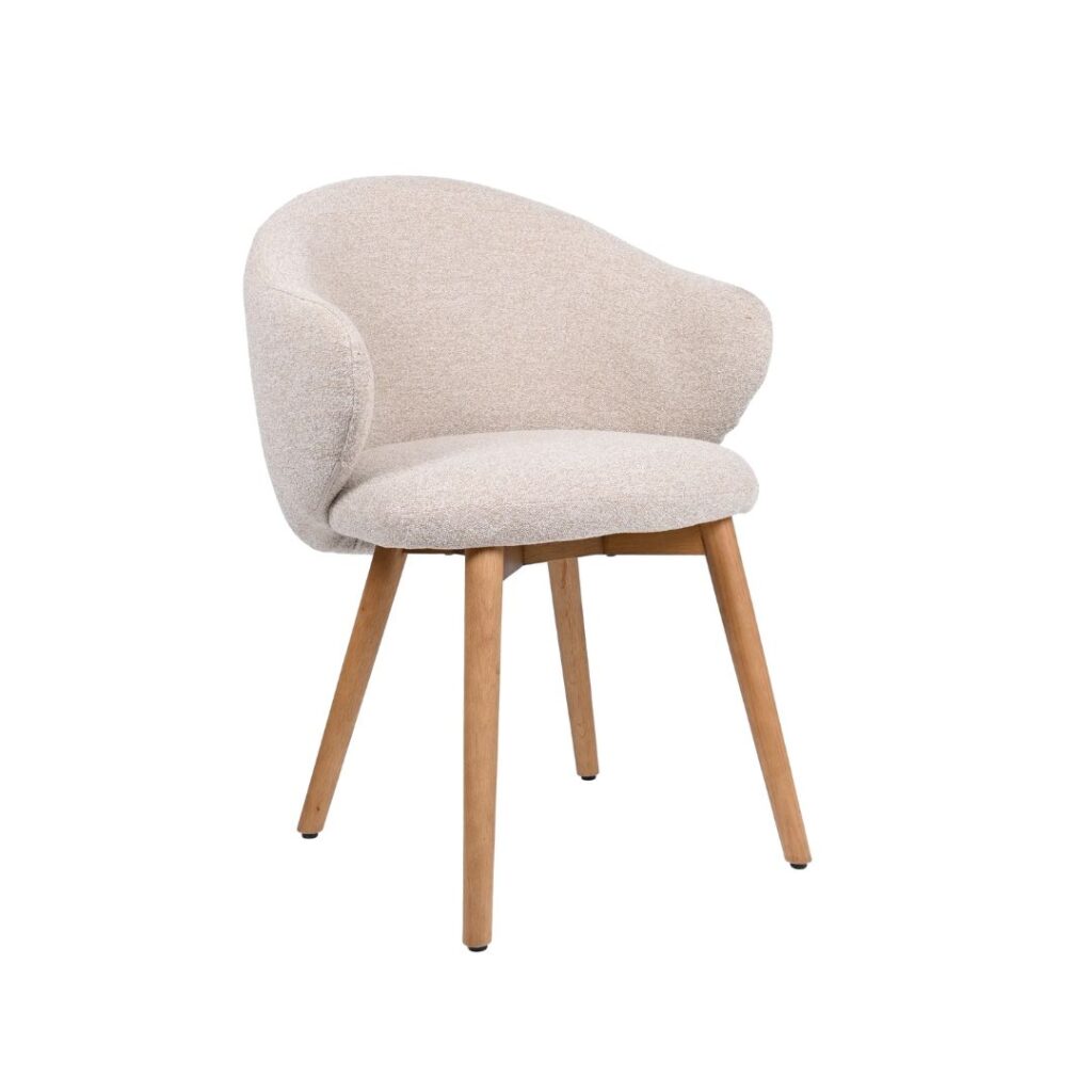 Eetkamerstoel Boby 2.0 armstoel houten vierpoot