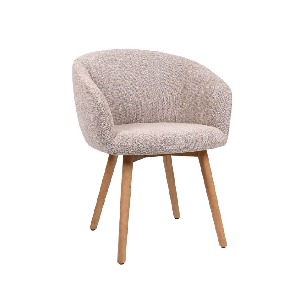 Eetkamerstoel Manoa houten poot