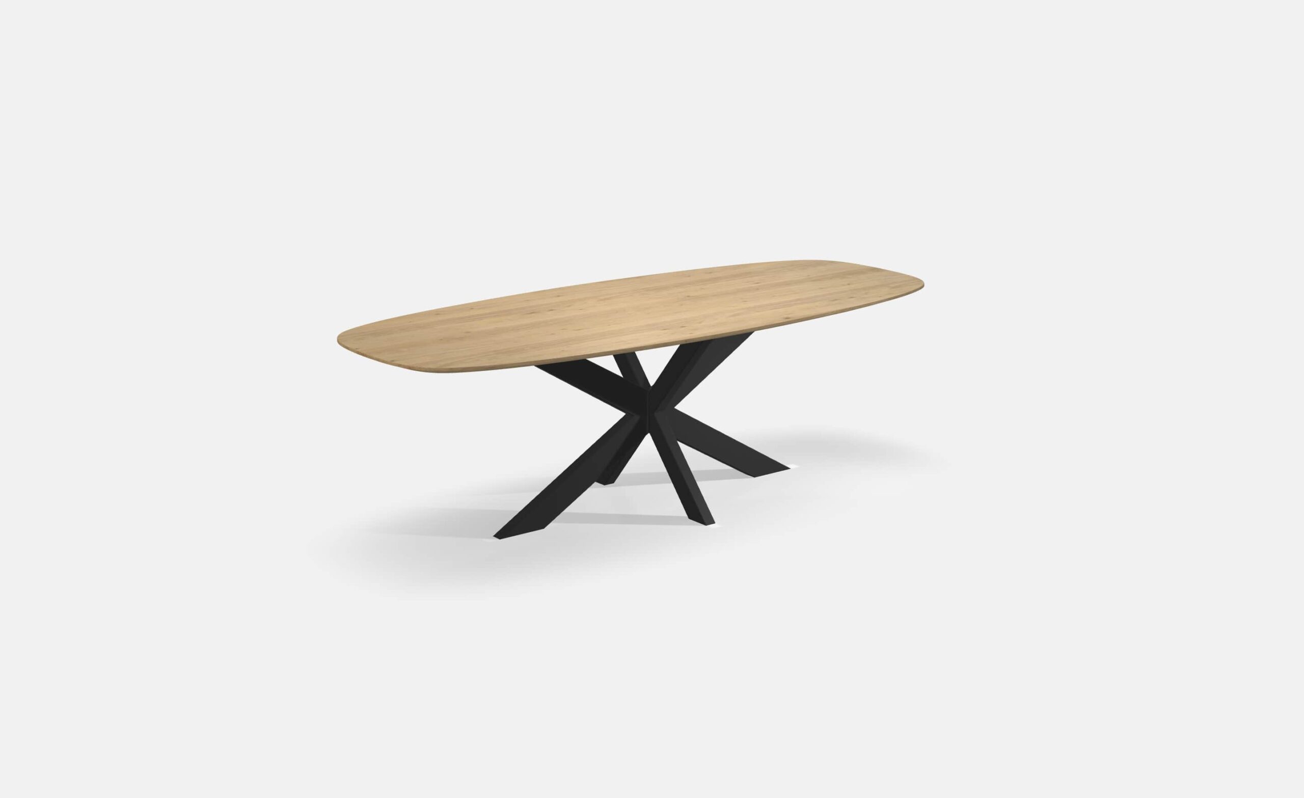 Eettafel Deens Ovaal Eiken Matrix 240cm1