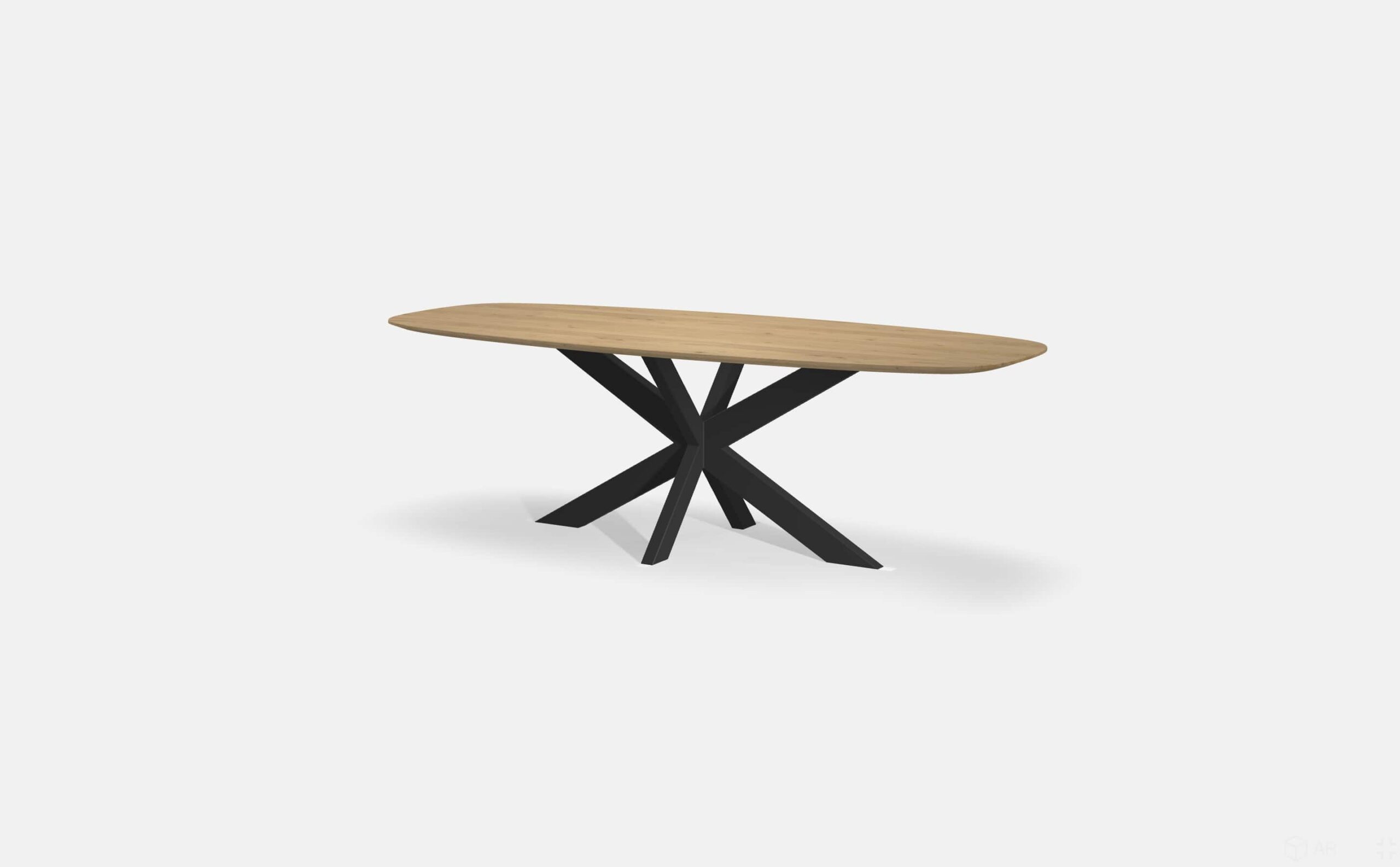 Eettafel Deens Ovaal Eiken Matrix 240cm4