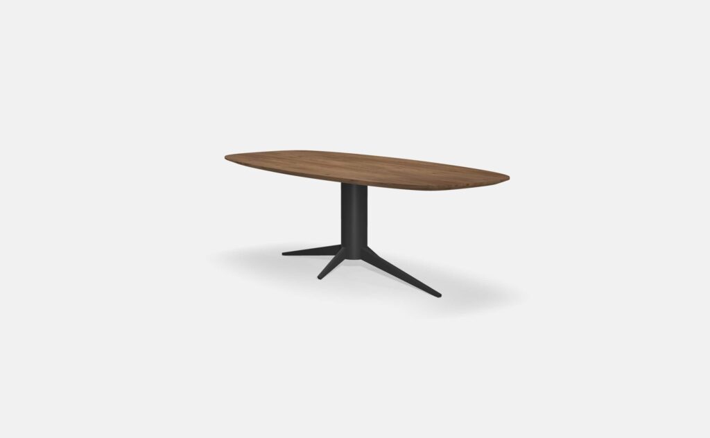 Eettafel Deens Ovaal Noten 3D Kolompoot 240cm4