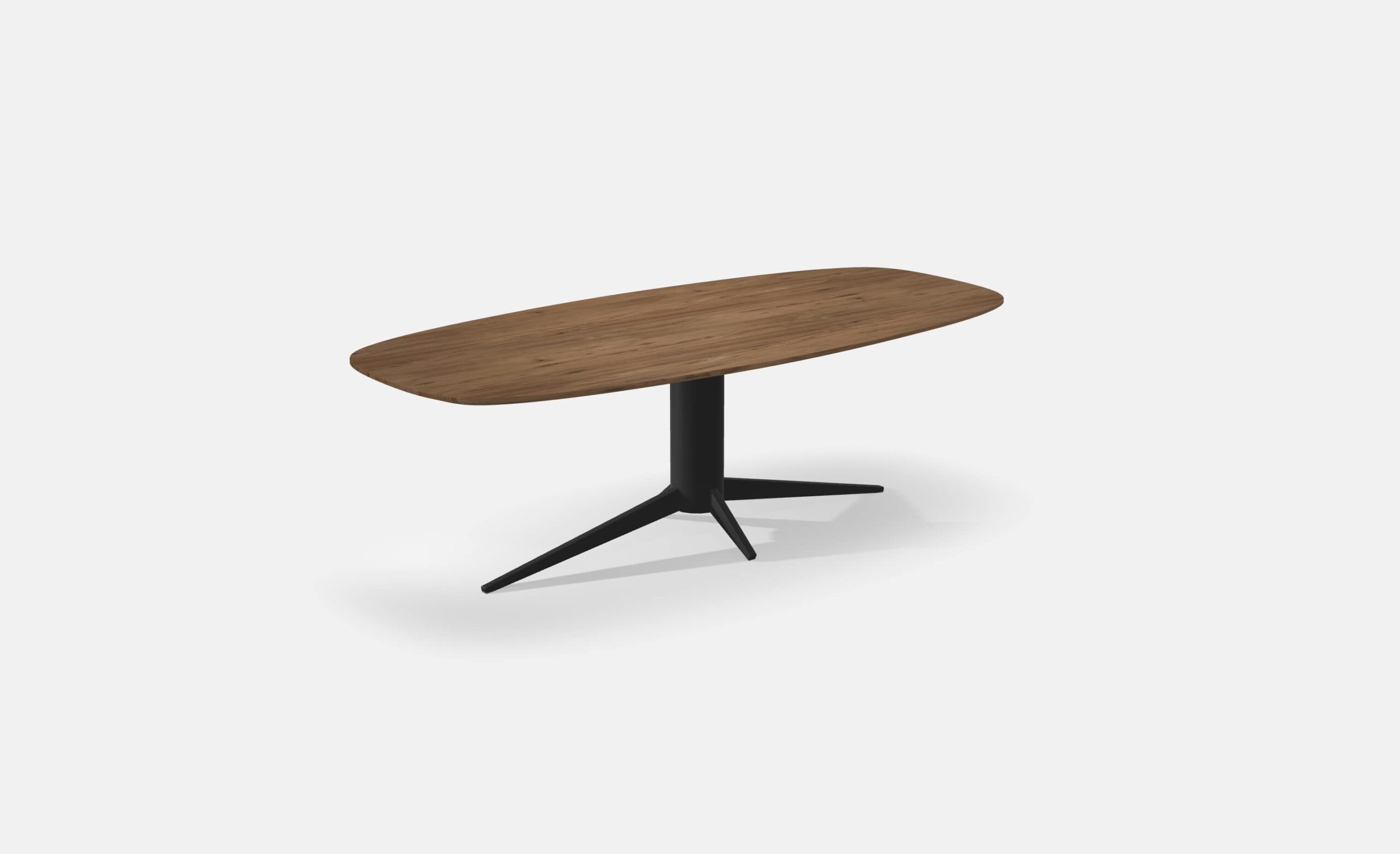 Eettafel Deens Ovaal Noten 3D Kolompoot 240cm5