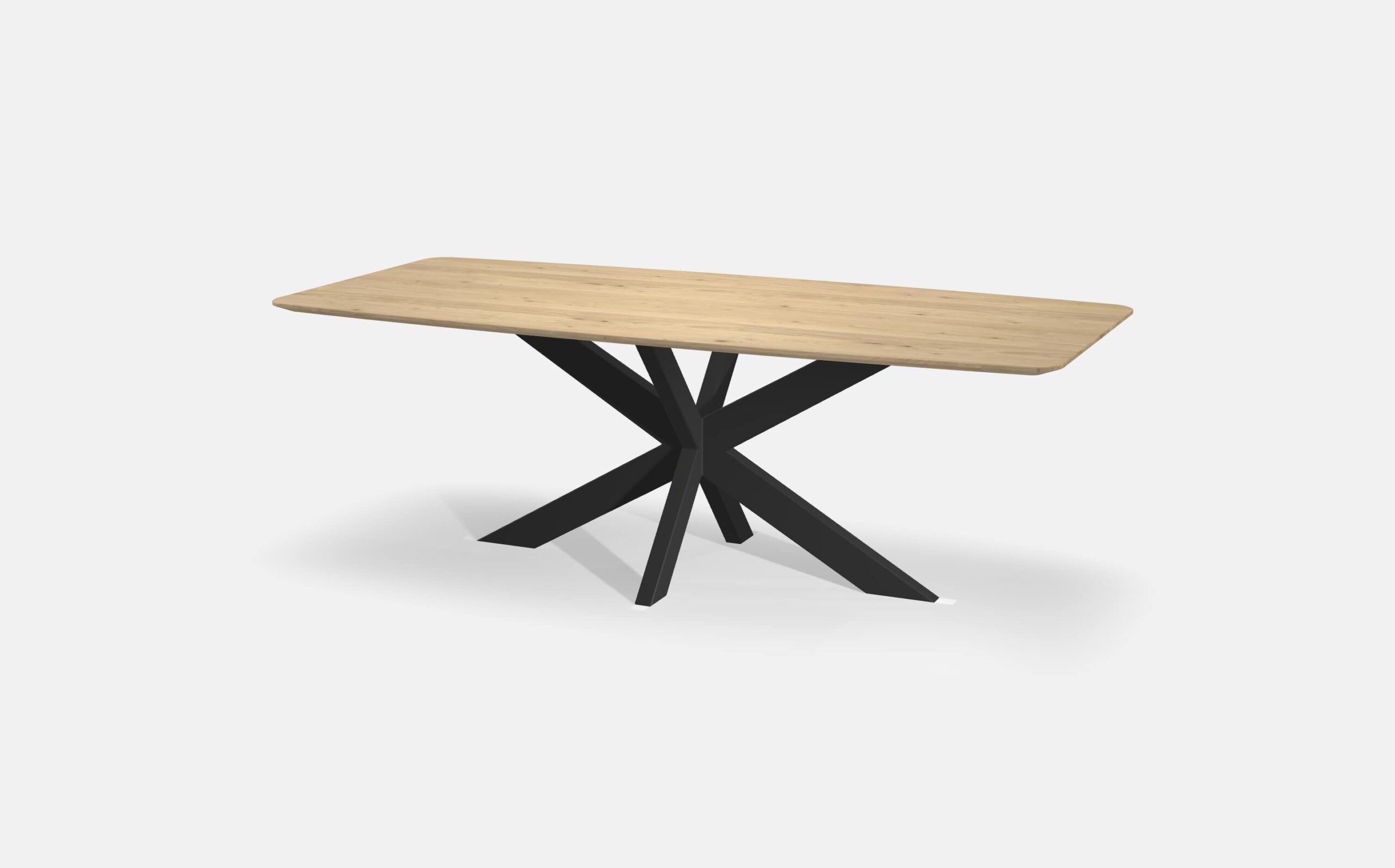 Eettafel Half Ovaal Eiken Matrix 220cm3