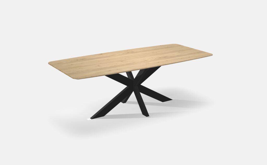 Eettafel Half Ovaal Eiken Matrix 220cm4