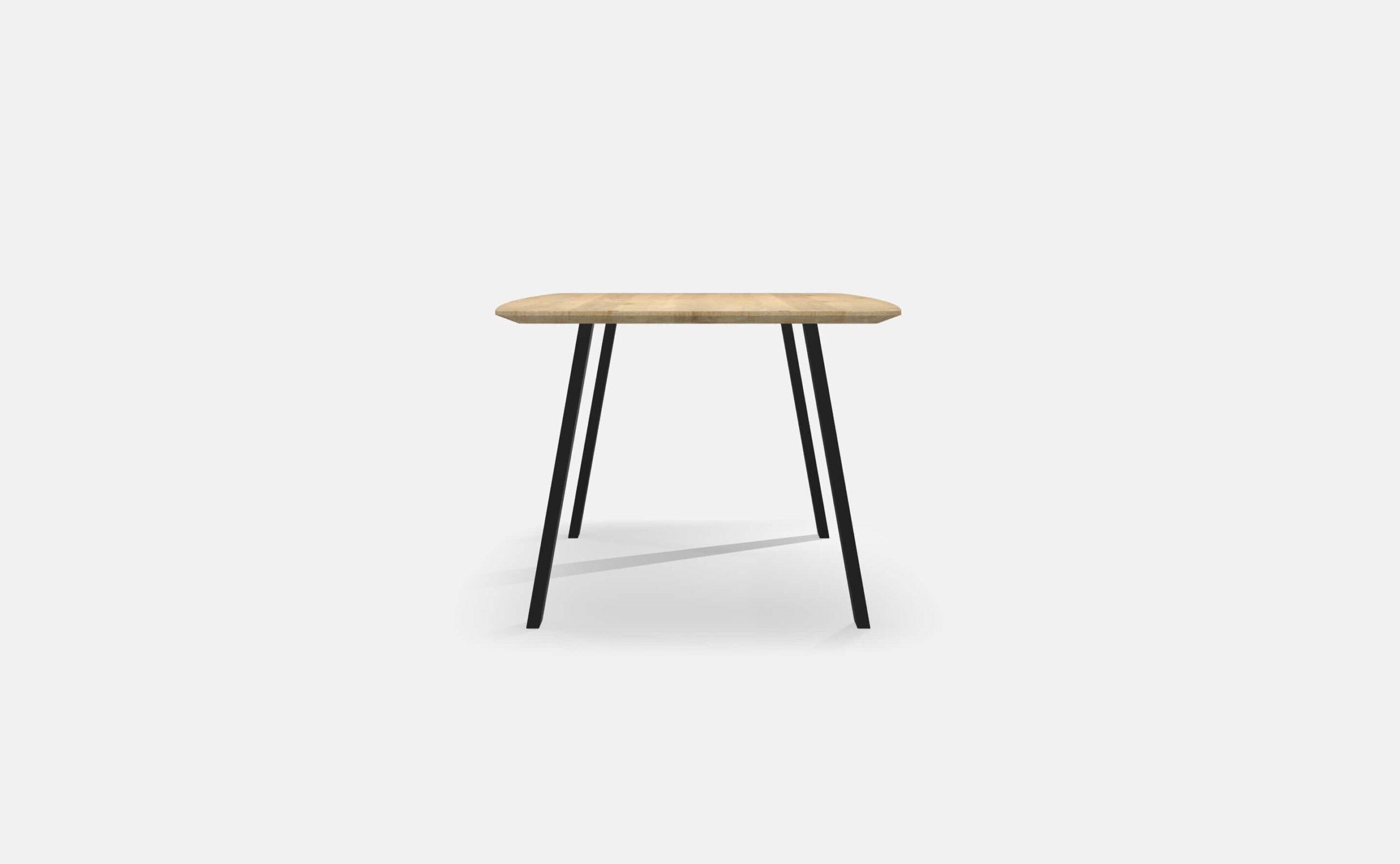 Eettafel Half Ovaal Eiken N poten 200cm3