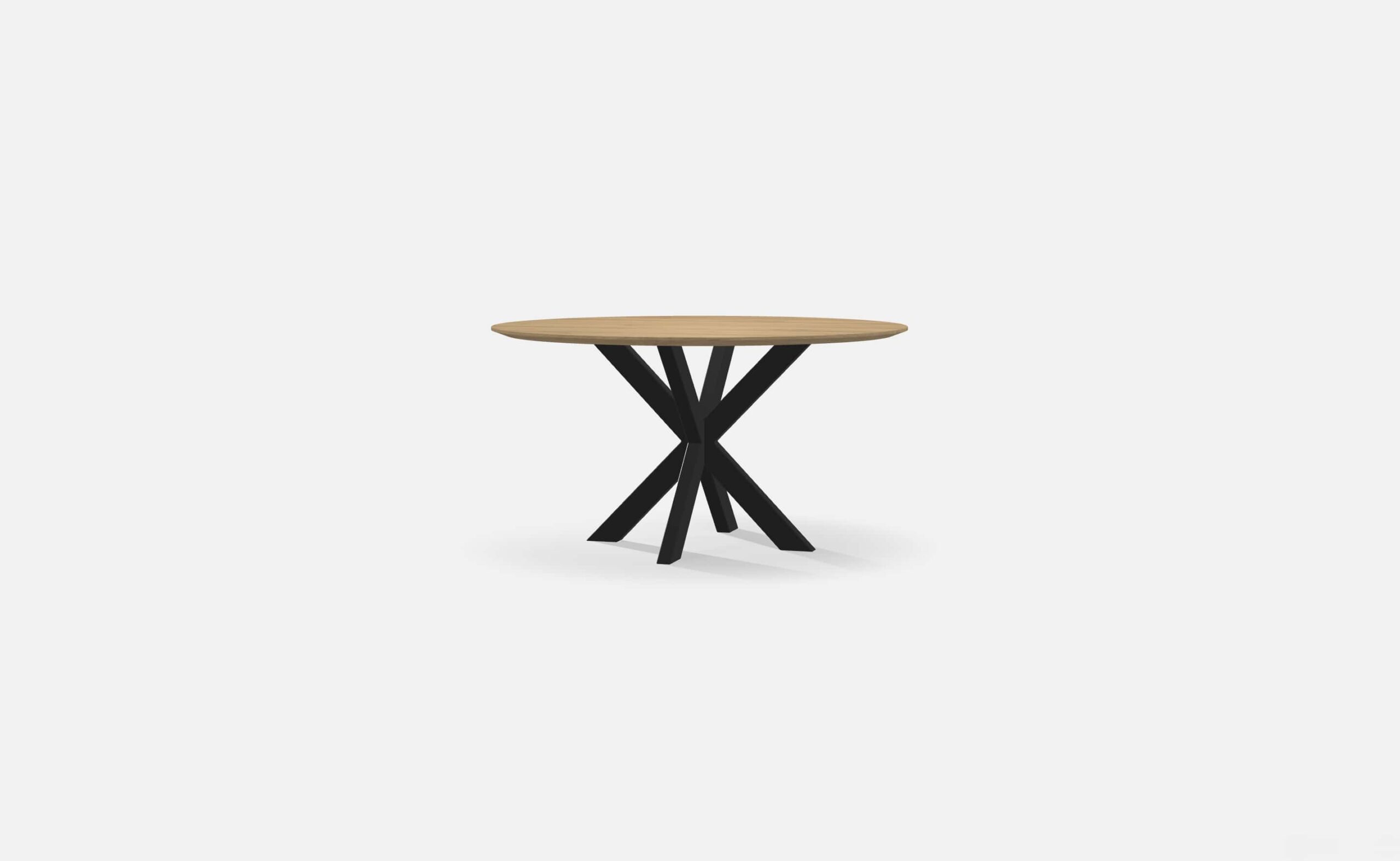 Eettafel Rond Eiken Matrix 140cm4