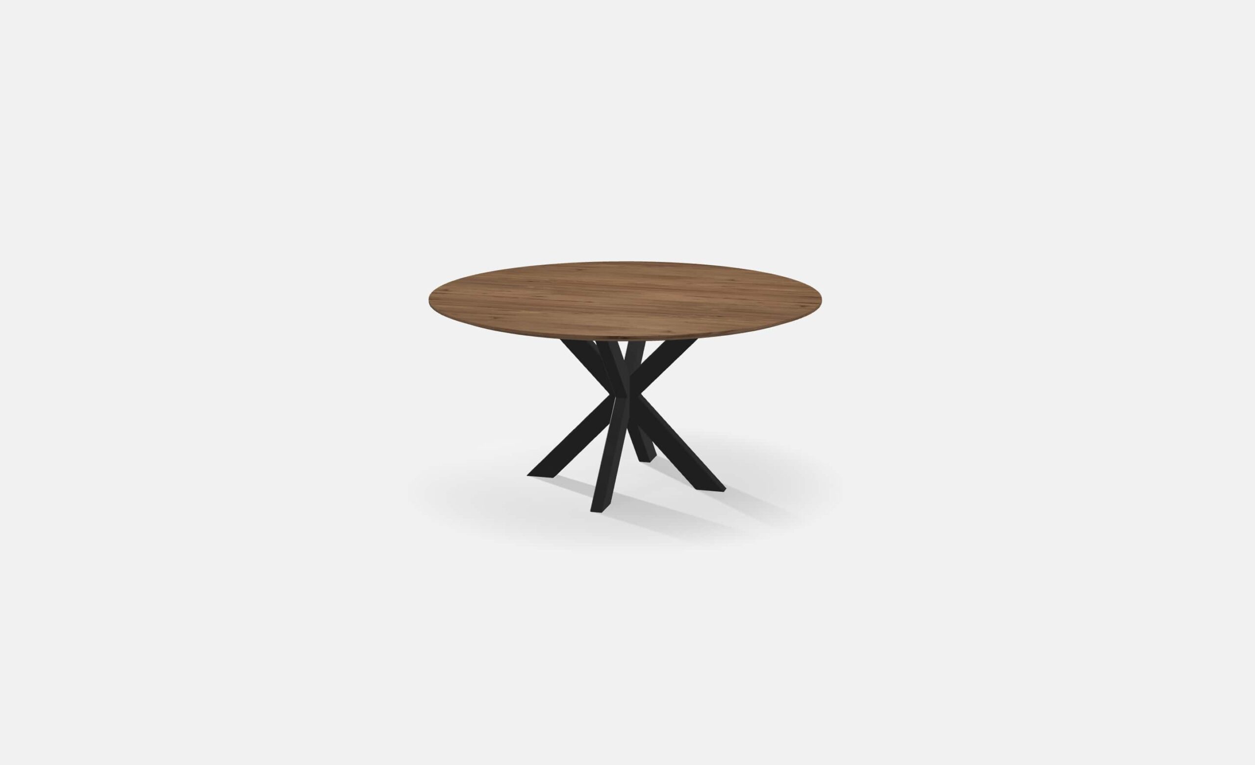 Eettafel Rond Noten Matrix 150cm3