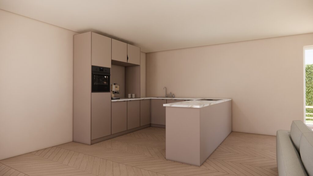 Keuken U vorm | Nella Taupe