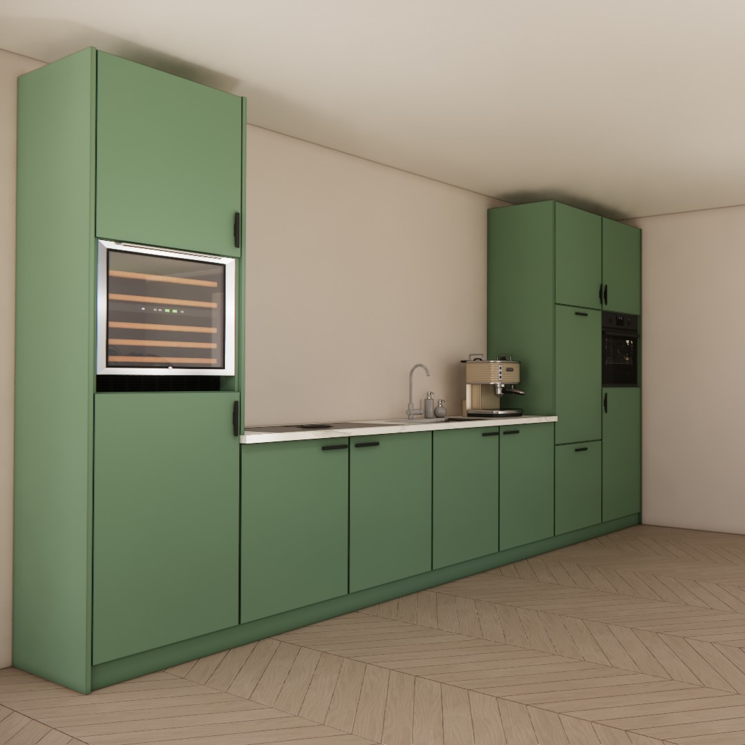 Rechte keuken | Isa Groen