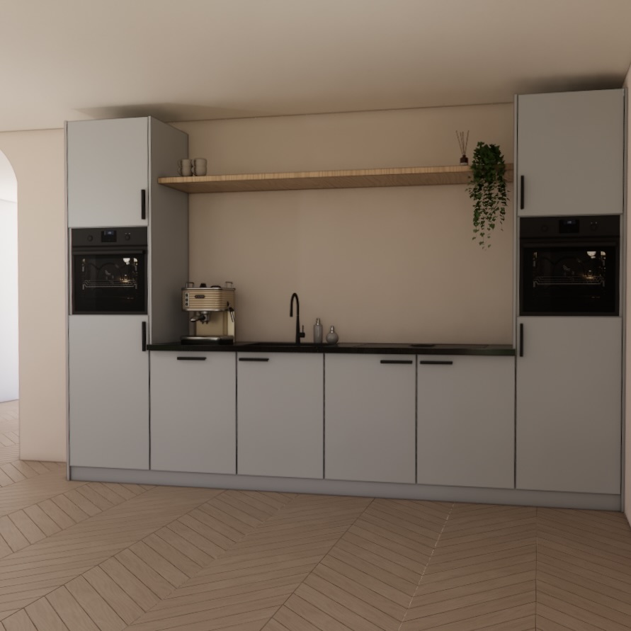 Rechte keuken | Lova Lavendel