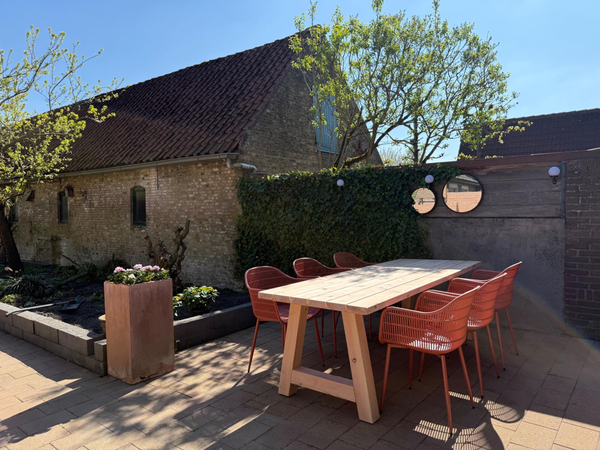 Tuintafel Douglas Houten A poot 2