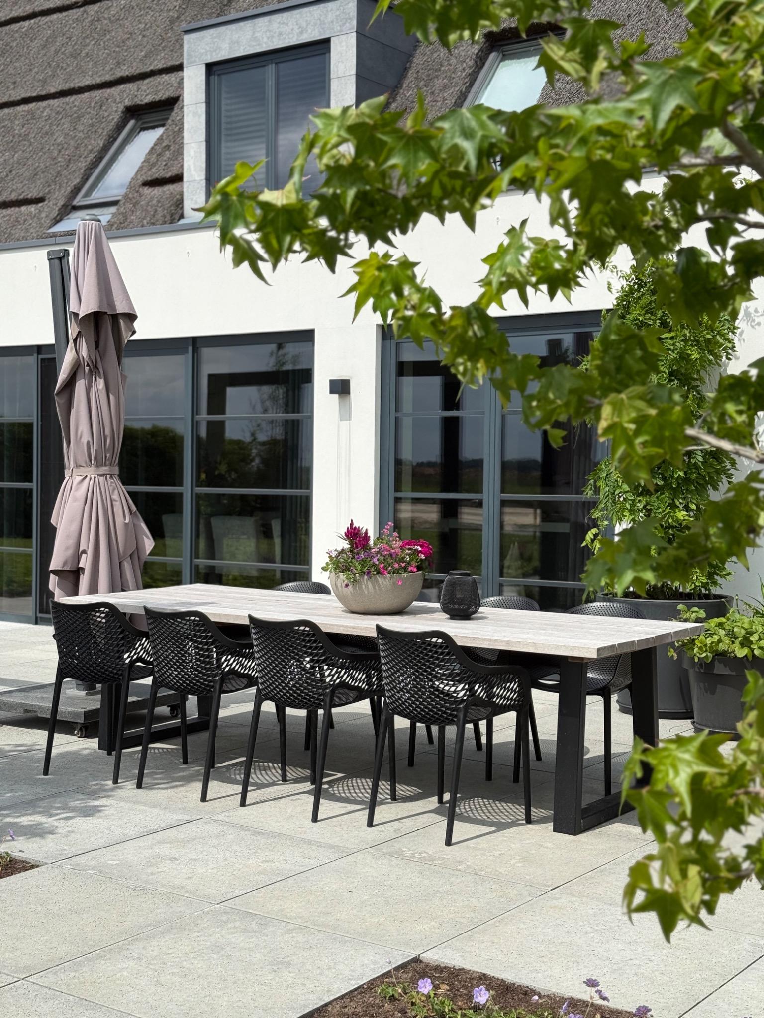 Vergrijzing Iroko hout