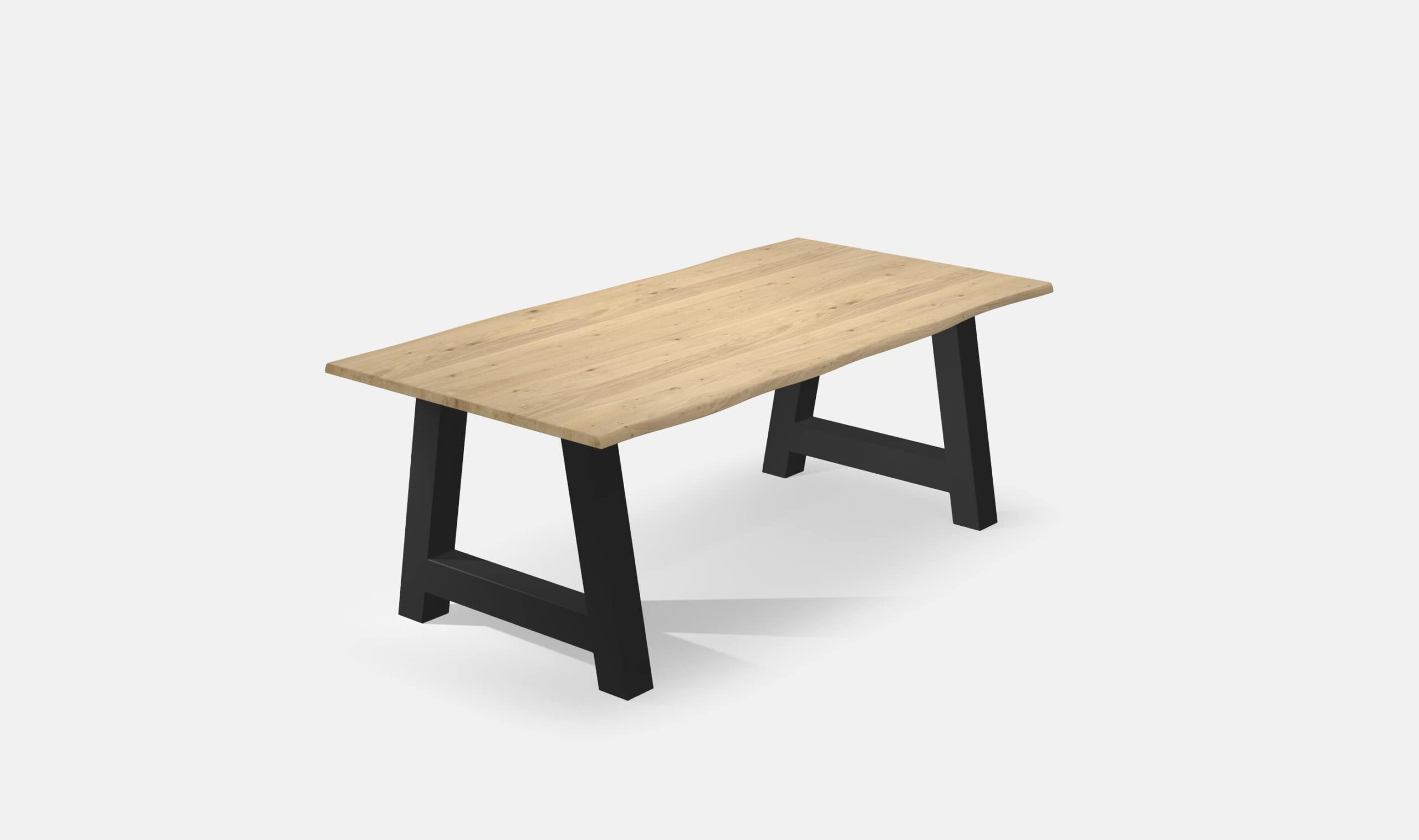 Eettafel Boomstam Eiken A poten 200cm1