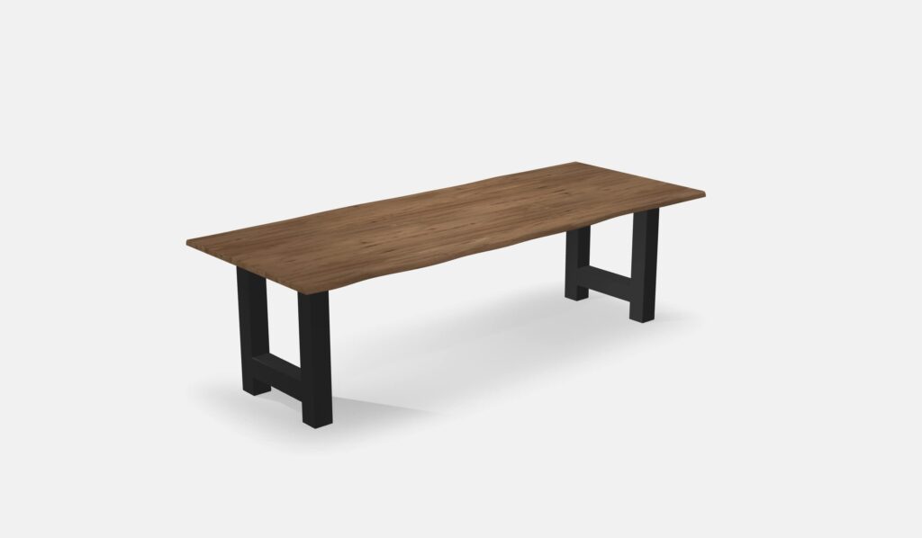 Eettafel Boomstam Noten H poten 260cm (4)