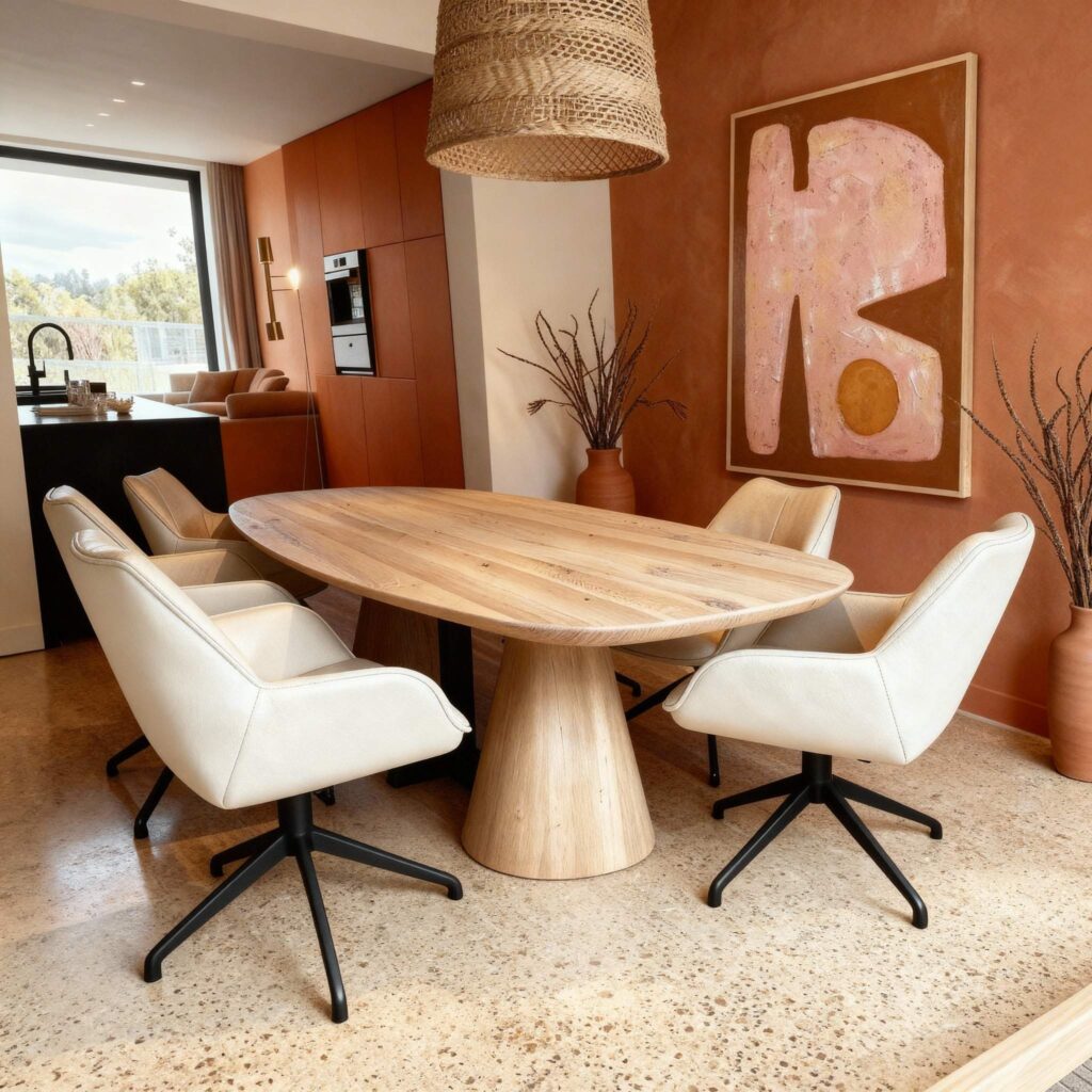 Deens ovale eettafel