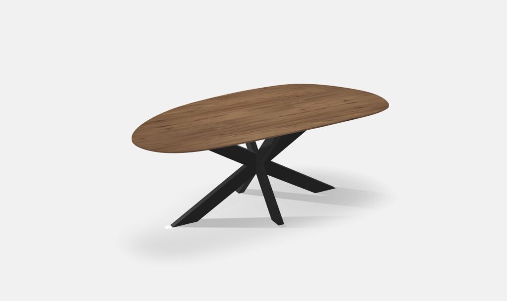 Eettafel Kiezel Noten Matrix 200cm4