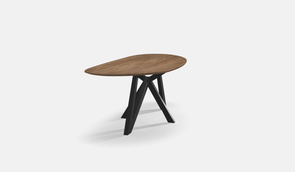 Eettafel Kiezel Noten Matrix Punt 220cm3