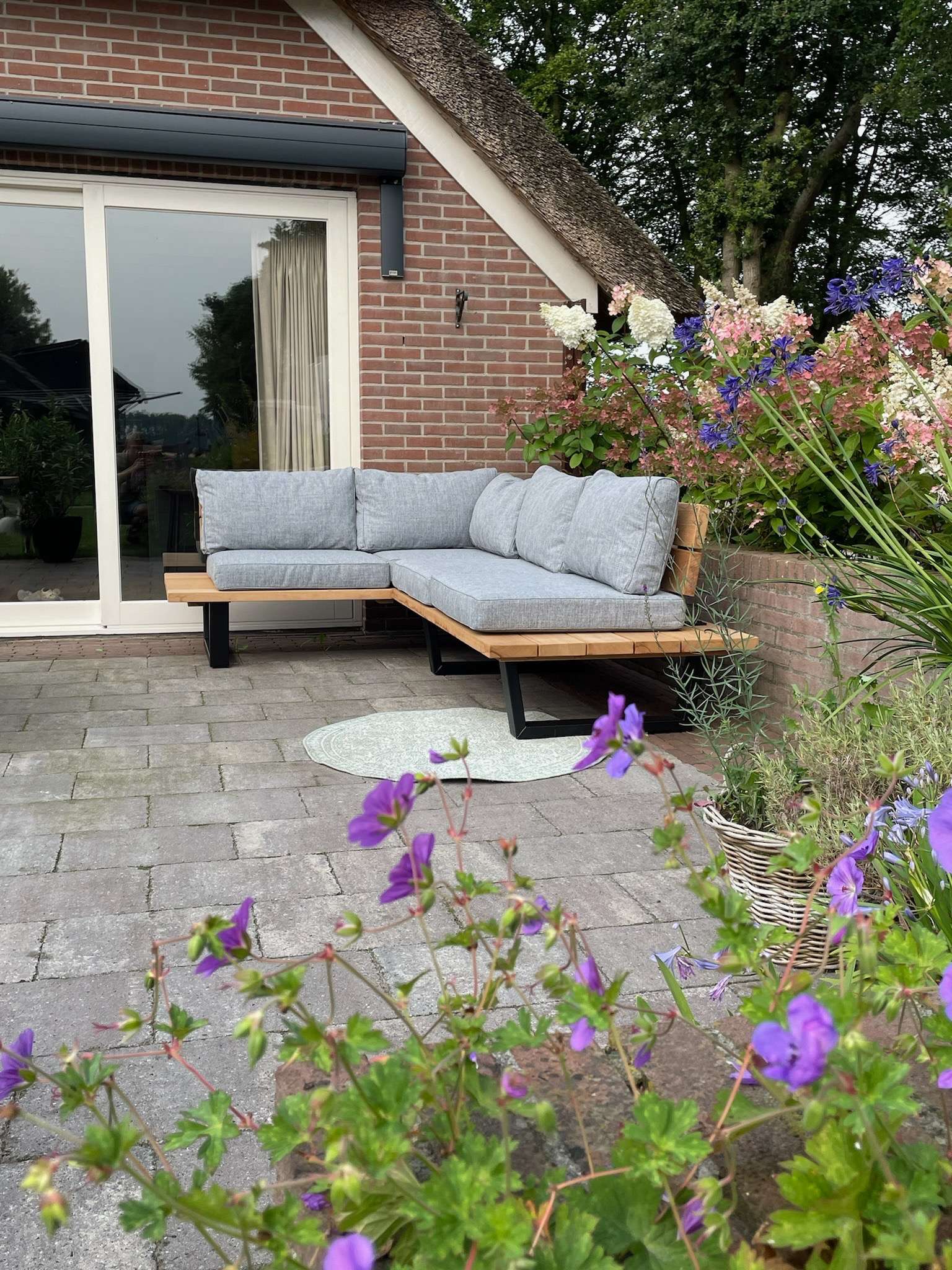 Terras inspiratie loungeset